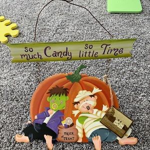 Metal Fall Decor Sign